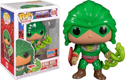 Funko Pop! TV: Masters of The Universe - King Hiss, NYCC 2020 Shared Fall Convention Exclusive Vinyl Figure… in Saudi Arabia