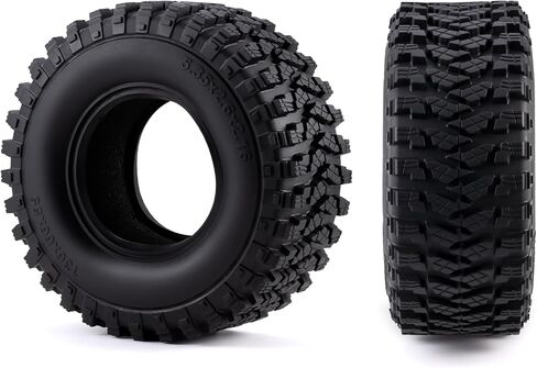 4Pcs 2.6 inch RC Rubber Tyre Set Wheel Tires All Terrain Tires 136mm Tall 2.6in Crawler Tires with Foam Insert for 1/7 1/8 1/10 RC Crawler Car Axial RBX10 MJX H8H MK07 KM4 Upgrades in Saudi Arabia