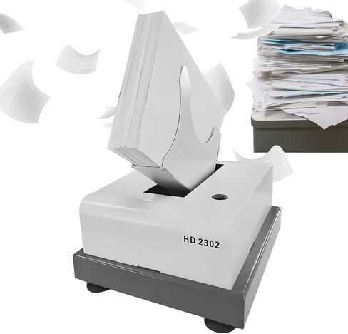 Professional Desktop Paper Jogger, 500-Page Capacity, 2800 RPM High-Frequency Vibration, A4/A5/A6 Compatible, Automatic Paper Straightening in 5 Seconds in Saudi Arabia