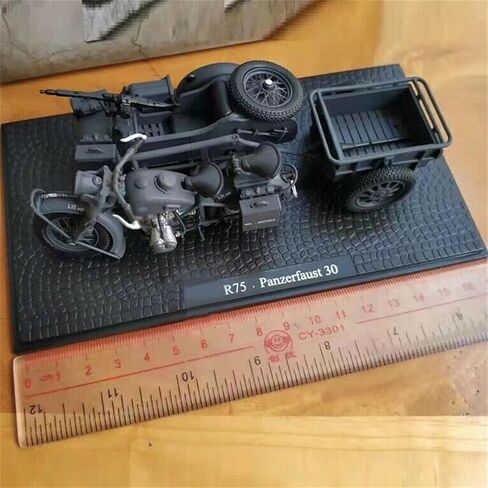 1/24 مقياس الحرب العالمية الثانية الألمانية R75 Panzerfaust 30 نموذج دراجة نارية يموت الصب نموذج المحرك لهدية Kis in Saudi Arabia
