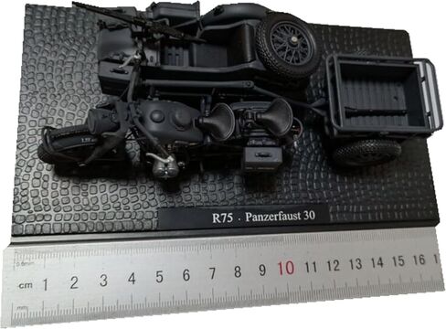 1/24 مقياس الحرب العالمية الثانية الألمانية R75 Panzerfaust 30 نموذج دراجة نارية يموت الصب نموذج المحرك لهدية Kis in Saudi Arabia