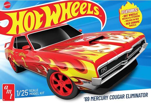 Hot Wheels 1969 Mercury Cougar Eliminator AMT Model Kit in Saudi Arabia