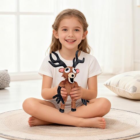 99 Nights Forest Plush Toy, 15 inch Deer plushie, 99 Nights Deer Stuffed Animal for Video Game Fans in Saudi Arabia
