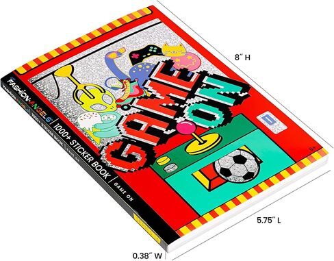 Fashion Angels 1,000+ Game On Sticker Book, Includes Fun & Colorful Craft Gaming Stickers, Ideal for Accessorizing Kids & Teens Notebooks, Journals & More in Saudi Arabia