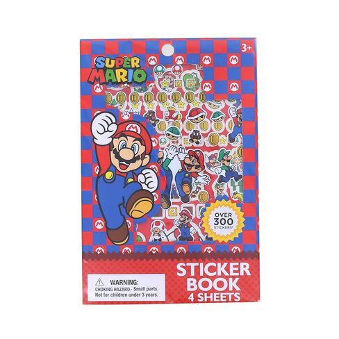 United Pacific Designs 709749MB: Mario Sticker Book with Puffy Stickers 4 Sheet in Saudi Arabia