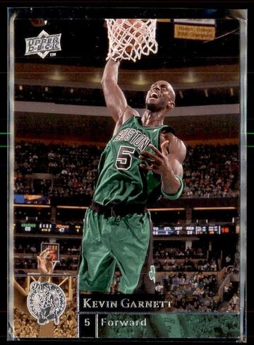 Kevin Garnett - Celtics 2009 Upper Deck Company NBA Basketball Card #7 in Saudi Arabia