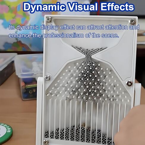 12 * 18cm Galton Board Experiment Model, Normal Distribution Mathematical Model, Probability Teaching Demonstration with Red Curve, for Probability Education, Financial Model in Saudi Arabia