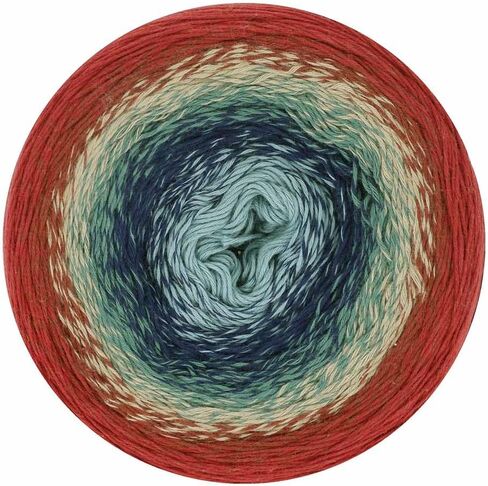 Scheepjes Cotton Whirl 1000 m (1094 yd) 726 Rustic Retreat Cotton Gradient Yarn Cake in Saudi Arabia