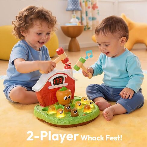 lalalark Game for Toddlers Age 2 3 4 5, Light & Sound, 4 Modes, 40 Levels, Baby Toy Gifts for Early Learning, Birthday Gift for Toddler Boy Girl Toys in Kuwait