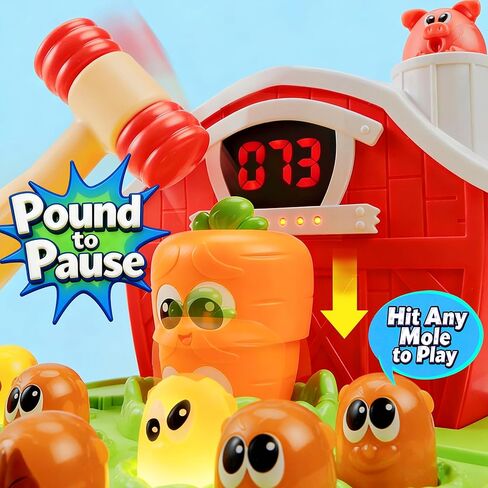 lalalark Game for Toddlers Age 2 3 4 5, Light & Sound, 4 Modes, 40 Levels, Baby Toy Gifts for Early Learning, Birthday Gift for Toddler Boy Girl Toys in Kuwait