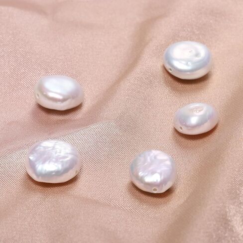 5pcs 14-25mm Irregular Baroque Pearl Beads, Natural Freshwater Pearls for Statement Necklaces, DIY Jewelry Making in Saudi Arabia