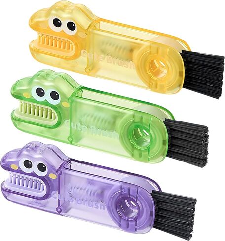 3 in 1 Cup Lid Gap Cleaning Brush Set, 3PCS Multifunctional Bottle Cleaning Brush, Cup Lid Gap Bottle Cleaner Home Kitchen Brush Tools Multicolor in Kuwait