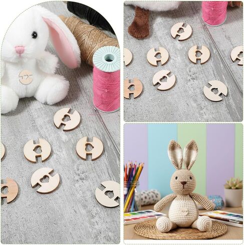 50pcs Pom Poms Buttons for Hats, 2cm Wooden Handmade Buttons, Hat Pompom Keepers Fastener Removable Faux Fur Pompom Holder for Knitting Beanies Caps DIY Craft Decoration in Saudi Arabia