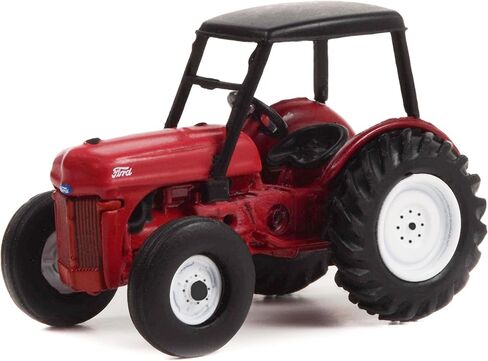 1946 8N Tractor Red with Black Canopy Down on The Farm Series 7 1/64 Diecast Model by Greenlight 48070 B in Saudi Arabia