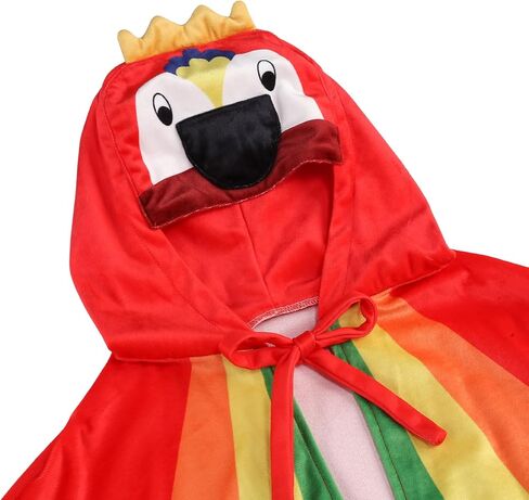 TOONRAIN Children's Parrot Cloak Bird Costume For Child Dress Up 3-12Y in Saudi Arabia