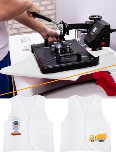 12 Pcs Kids Unfinished Dress Up Vest Children Blank DIY Career Role Play Vest Cosplay Costume Bulk for Boys Girls Halloween Pretend Play Paint Party,6 Colors in Saudi Arabia