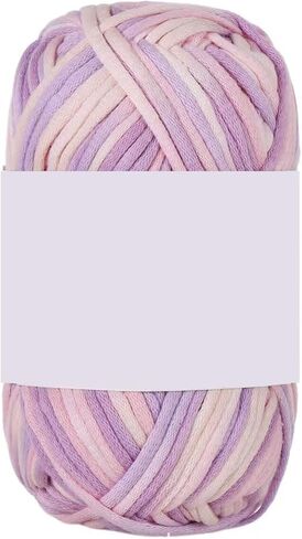 3.5 Oz/120 Yard Pink Primary Easy to Spin Crochet Yarn; Refined Heavy Medium # 4; DIY Beginner Cotton Blended Yarn (Color, 1 String) in Saudi Arabia