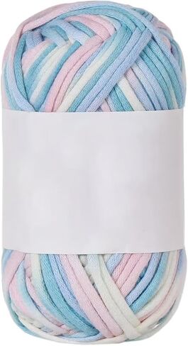 3.5 Oz/120 Yard Pink Primary Easy to Spin Crochet Yarn; Refined Heavy Medium # 4; DIY Beginner Cotton Blended Yarn (Color, 1 String) in Saudi Arabia
