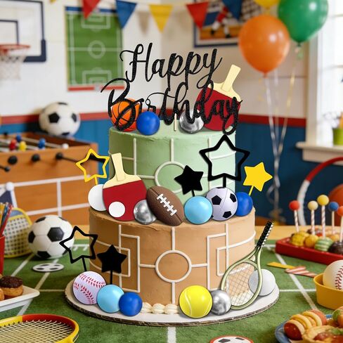 Sports Cake Toppers Football Cake Toppers Soccer Cake Decorations in Saudi Arabia