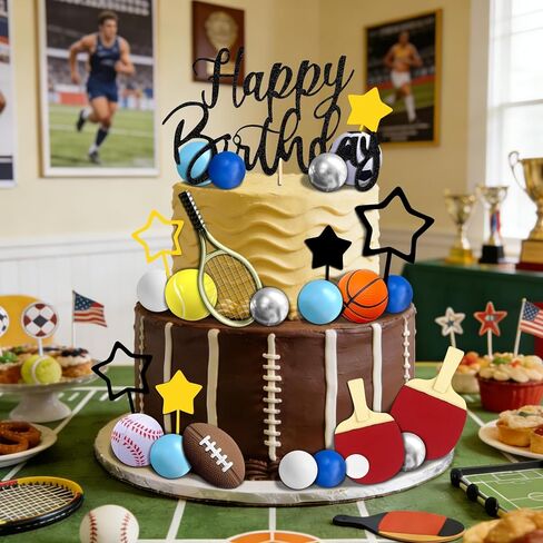 Sports Cake Toppers Football Cake Toppers Soccer Cake Decorations in Saudi Arabia