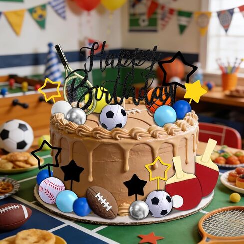 Sports Cake Toppers Football Cake Toppers Soccer Cake Decorations in Saudi Arabia
