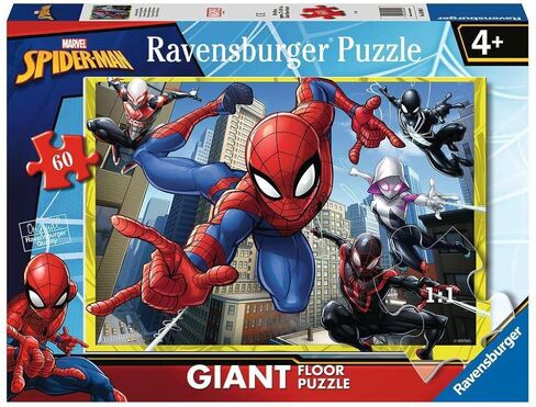 ألعاب Ravensburger Marvel Spiderman - أحجية الصور المقطوعة العملاقة المكونة من 60 قطعة للأطفال بعمر 4 سنوات فما فوق in Kuwait