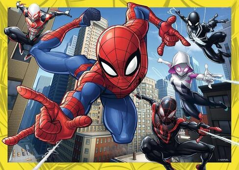 ألعاب Ravensburger Marvel Spiderman - أحجية الصور المقطوعة العملاقة المكونة من 60 قطعة للأطفال بعمر 4 سنوات فما فوق in Kuwait