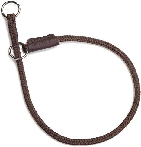 Mendota Pet Show Slip Collar - Made in The USA - Black, 22 in in Saudi Arabia