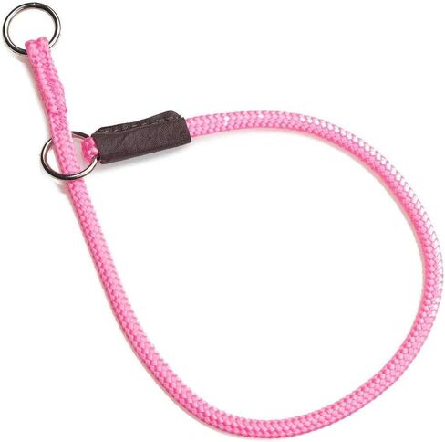 Mendota Pet Show Slip Collar - Made in The USA - Black, 22 in in Saudi Arabia