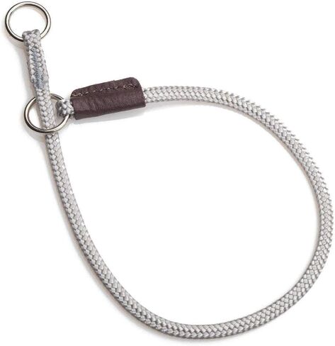 Mendota Pet Show Slip Collar - Made in The USA - Black, 22 in in Saudi Arabia