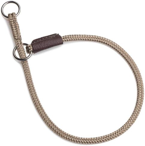 Mendota Pet Show Slip Collar - Made in The USA - Black, 22 in in Saudi Arabia