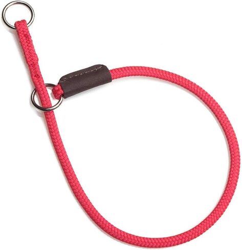 Mendota Pet Show Slip Collar - Made in The USA - Black, 22 in in Saudi Arabia