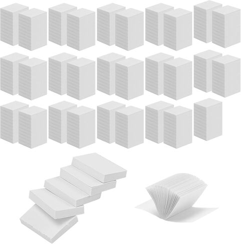 JAPCHET 300 PCS Miniature Blank Books, 1:12 Scale White Mini Books for Model Decoration, DIY Crafting in Saudi Arabia