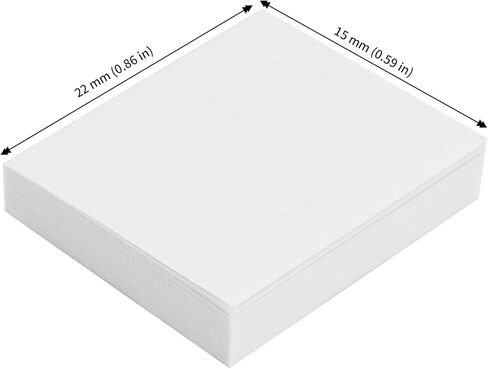 JAPCHET 300 PCS Miniature Blank Books, 1:12 Scale White Mini Books for Model Decoration, DIY Crafting in Saudi Arabia