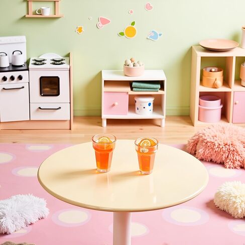 5Pcs Mini 1:12 Dollhouse Miniature Food Lemon Tea Cups, Classic Kitchen Toys, Simulation Doll House Drinks Model Toy, DIY Doll House Kit in Saudi Arabia