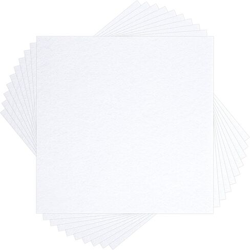10Pcs 12 Inch Felt Squares for Crafts 1mm Felts Paper for Craft Sewing 12"x12" White Felt Fabric Sheets for Crafts DIY Projects in Saudi Arabia