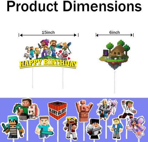 13 قطعة من أغطية كعكة عيد الميلاد السعيدة الكرتونية، وديكورات الكيك ذات طابع البكسل، مثالية لحفلات أعياد الميلاد، والاحتفالات ذات الطابع الشخصي، وفعاليات الألعاب، واحتفالات العطلات، وحفلات التخرج، والمزيد. in Kuwait