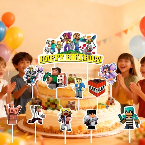 13 قطعة من أغطية كعكة عيد الميلاد السعيدة الكرتونية، وديكورات الكيك ذات طابع البكسل، مثالية لحفلات أعياد الميلاد، والاحتفالات ذات الطابع الشخصي، وفعاليات الألعاب، واحتفالات العطلات، وحفلات التخرج، والمزيد. in Kuwait