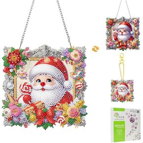 Masendp Dragon Diamond Painting Hanging Decoration Kit, DIY Special-Shaped Rhinestone Window Hanging Kit, Suitable for Home and Garden Wall Decoration Gifts in Saudi Arabia
