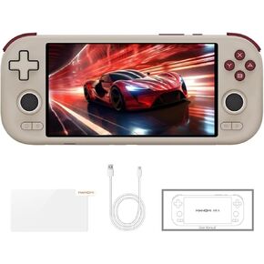 وحدة تحكم ألعاب محمولة باليد Mangmi Air X Retro 5.5 بوصة IPS 1920x1080 شاشة وحدة تحكم ألعاب قديمة Android 14 OS بطارية 5000 مللي أمبير DDR4+64G eMMC WiFi 6-Axis RGB واسعة الزاوية عصا التحكم رمادي in Kuwait