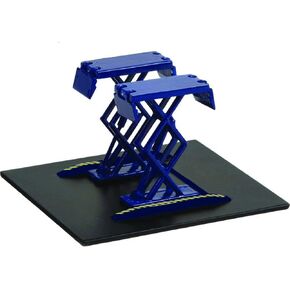 Greenlight 16160-A Auto Body Shop - Automotive Double Scissor Lifts Series 1 - Blue 1/64 Scale in Saudi Arabia