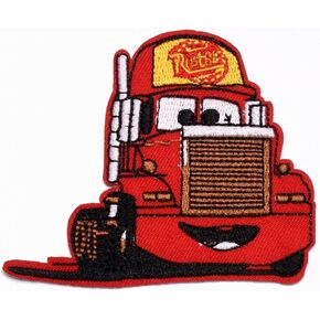 Mack Super-Liner Superliner Truck red Truck Embroidered Iron On/Sew On Patch-3" x 3.5" in Kuwait