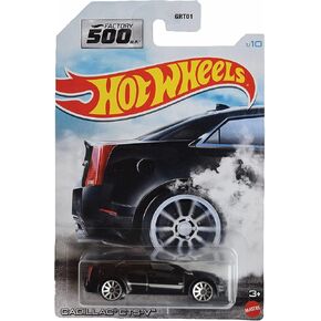 Hot Wheels Cadillac CTS-V, [Black] Factory 500 1/10 in Saudi Arabia
