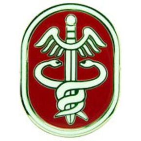 EagleEmblems P15092 PIN-Army,Medic,USA Health (1'') in Kuwait