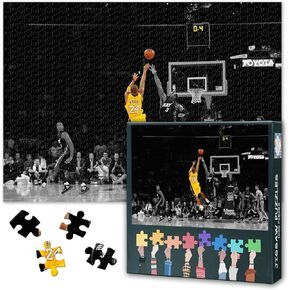 Puzzles for Adults 1000 Pieces - Kobe Bryant Jigsaw Puzzle (27.5x19.7 Inch), Mamba Mentality Basketball Player Challenging Puzzles for Adults, Family Game for Men & Women (Home Decor Gift) in Kuwait