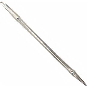 1PCS Stainless Steel Shoe Leather Lace Needle, Bodkin Sewing Drawstring Threader LeatherCraft Paracord Needle Tool for Manual Lacing Threading Stitching Knitting Handmade Craft/4.3x0.12Inch/Silver in Kuwait