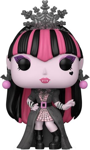 فانكو بوب! الفينيل: Monster High - Draculaura - شخصية الفينيل القابلة للتجميع - فكرة هدية - بضائع رسمية - ألعاب للأطفال والكبار - محبي الرسوم المتحركة - شخصية نموذجية لهواة الجمع والعرض in Kuwait