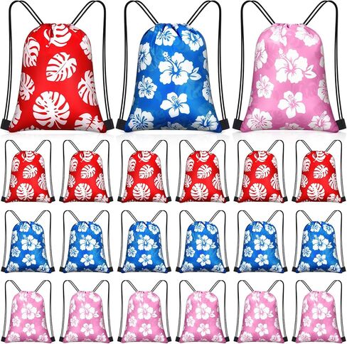 Yiyiring 16 Pcs Glow in the Dark Gift Bags Neon Treat Drawstring Bags for Glow Party Supplies Birthday Travel Camping Decor(Neon Party) in Kuwait