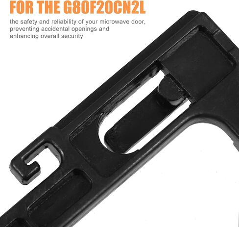 jojofuny Microwave Door Closure Hook Replacement for G80F20Cn Oven Door Lock Childproof Safety Latch with Interlock Switch 5.16 X 1.97 Inches in Saudi Arabia