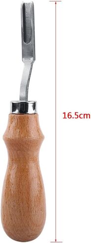 Leather Edge Skiving Beveler Tool, Edge Leather Beveler Craft Edge Beveler, Cutting Beveling Leather Skiver Tool, Wide Mouth Leathercraft Edge Skiving Beveler for DIY Leather Craft in Saudi Arabia